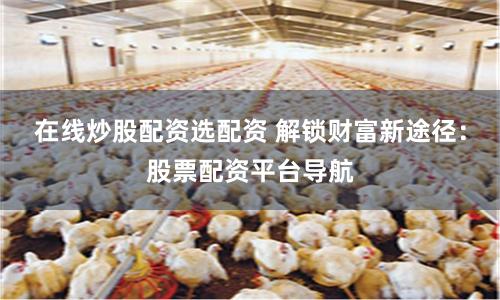 在线炒股配资选配资 解锁财富新途径：股票配资平台导航